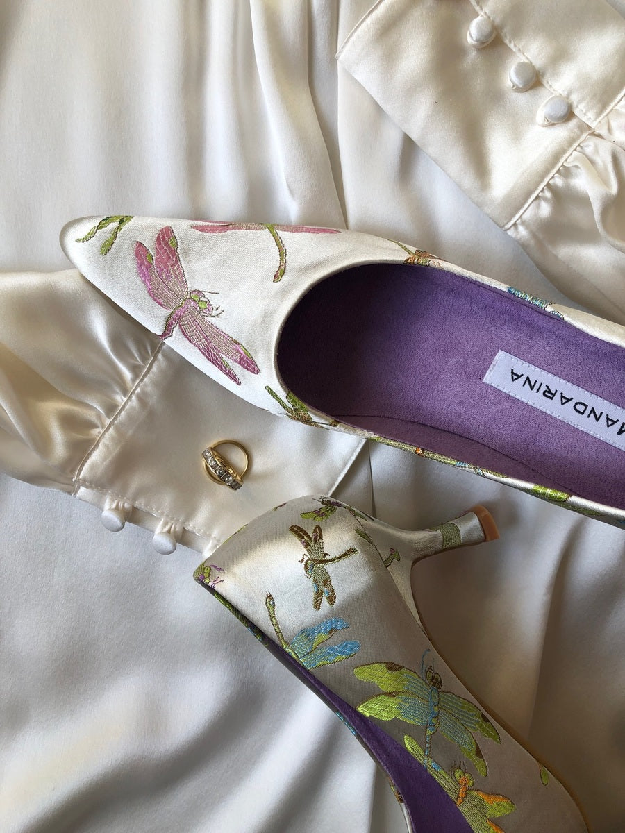 Classic Wedding Court Shoe