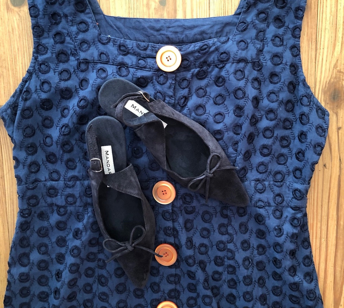 Paris Slingbacks / Navy