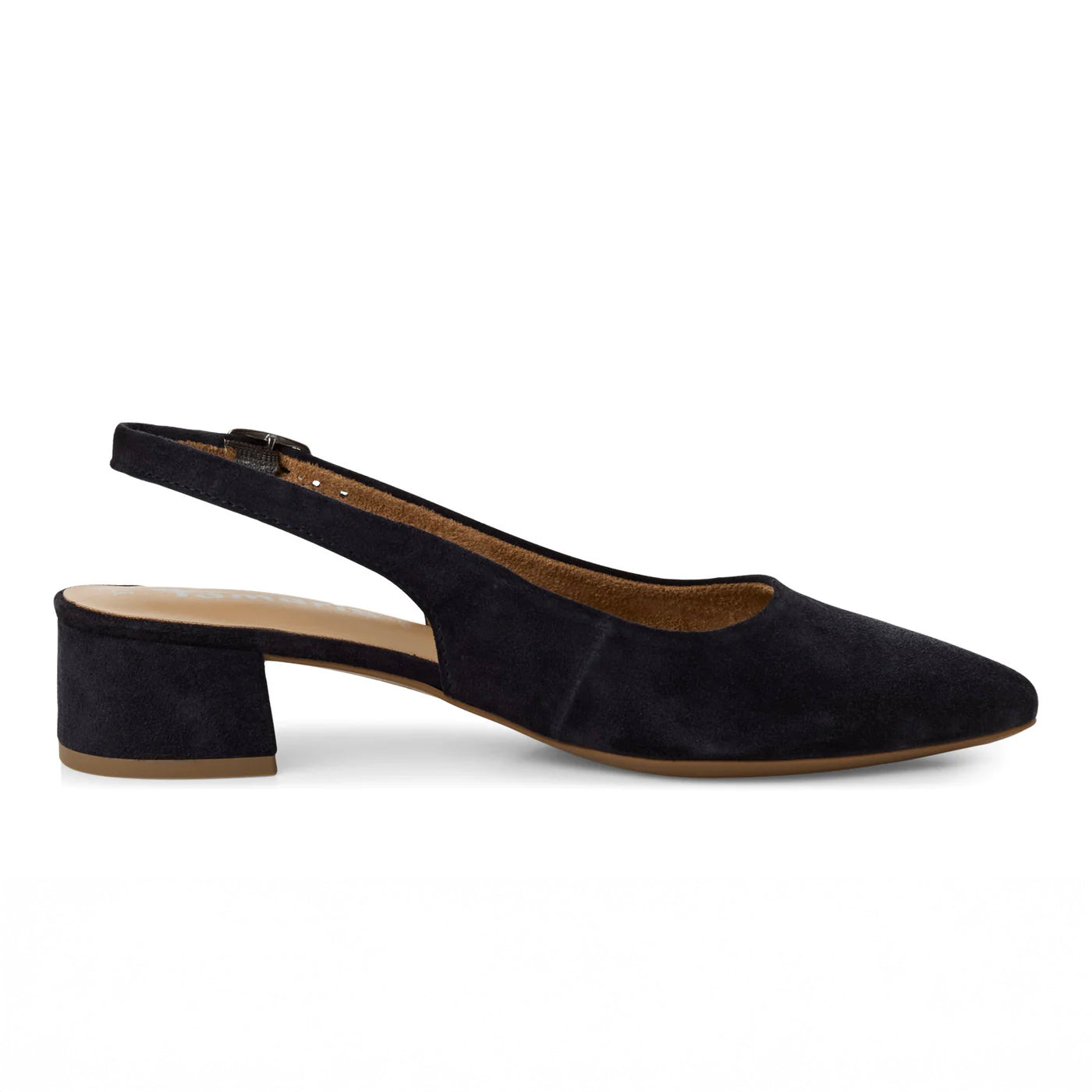 Georgie Slingback Sandals / Navy Blue