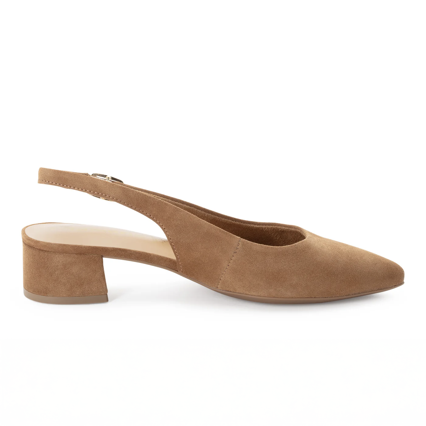 Georgie Slingback Sandals / Nude