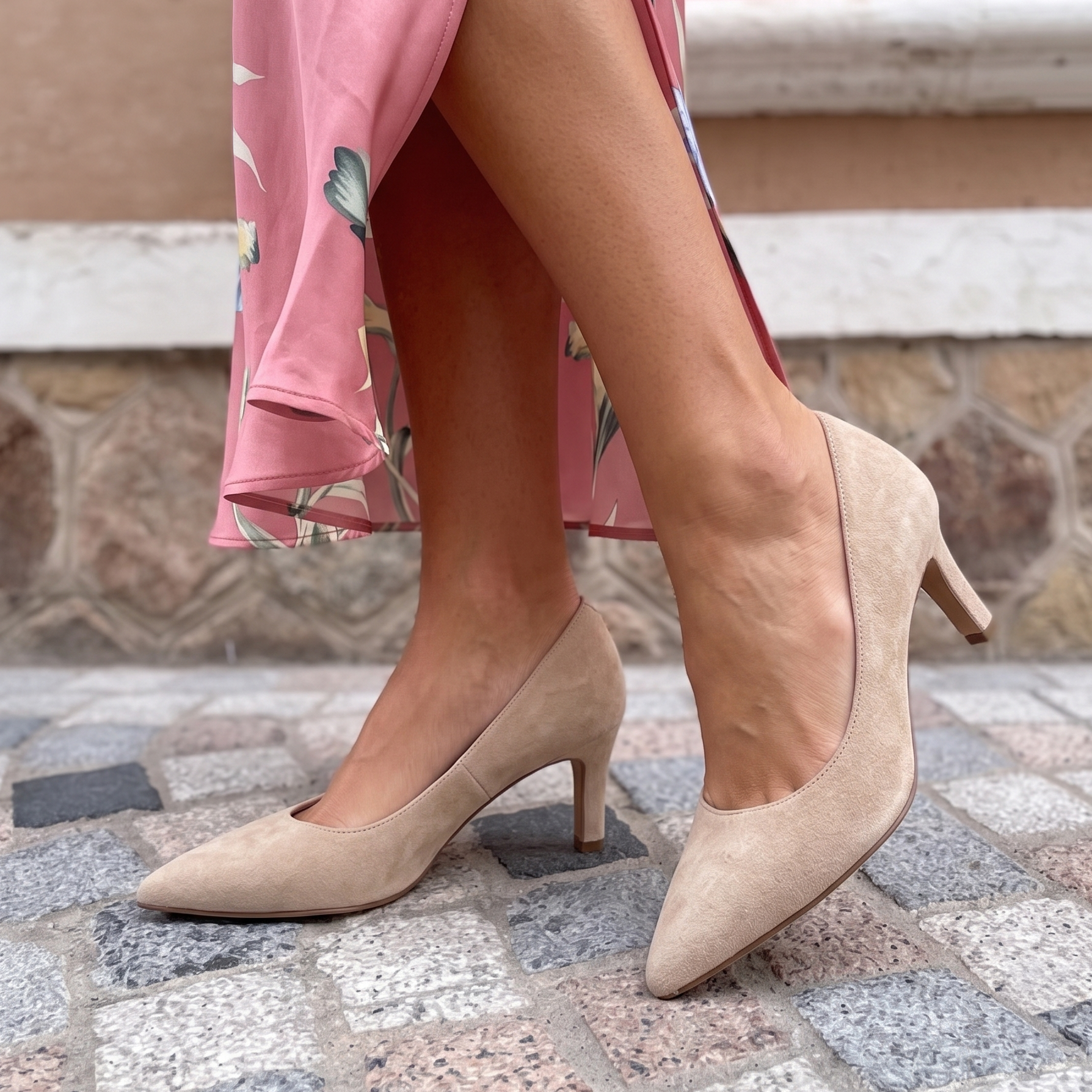 Classic Nude Court Shoes