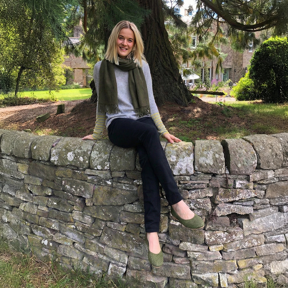 Olive Green Summer Pumps