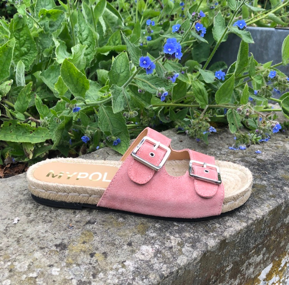 Two-strap Sandals - Rose Pink
