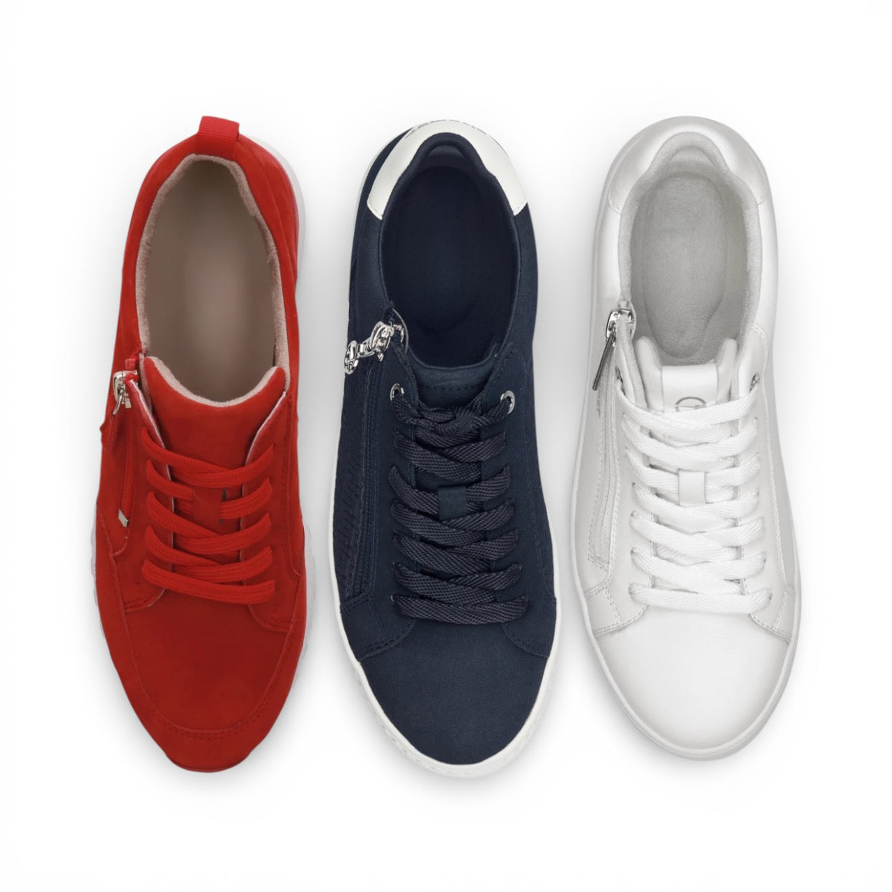 Red Suede Sneakers