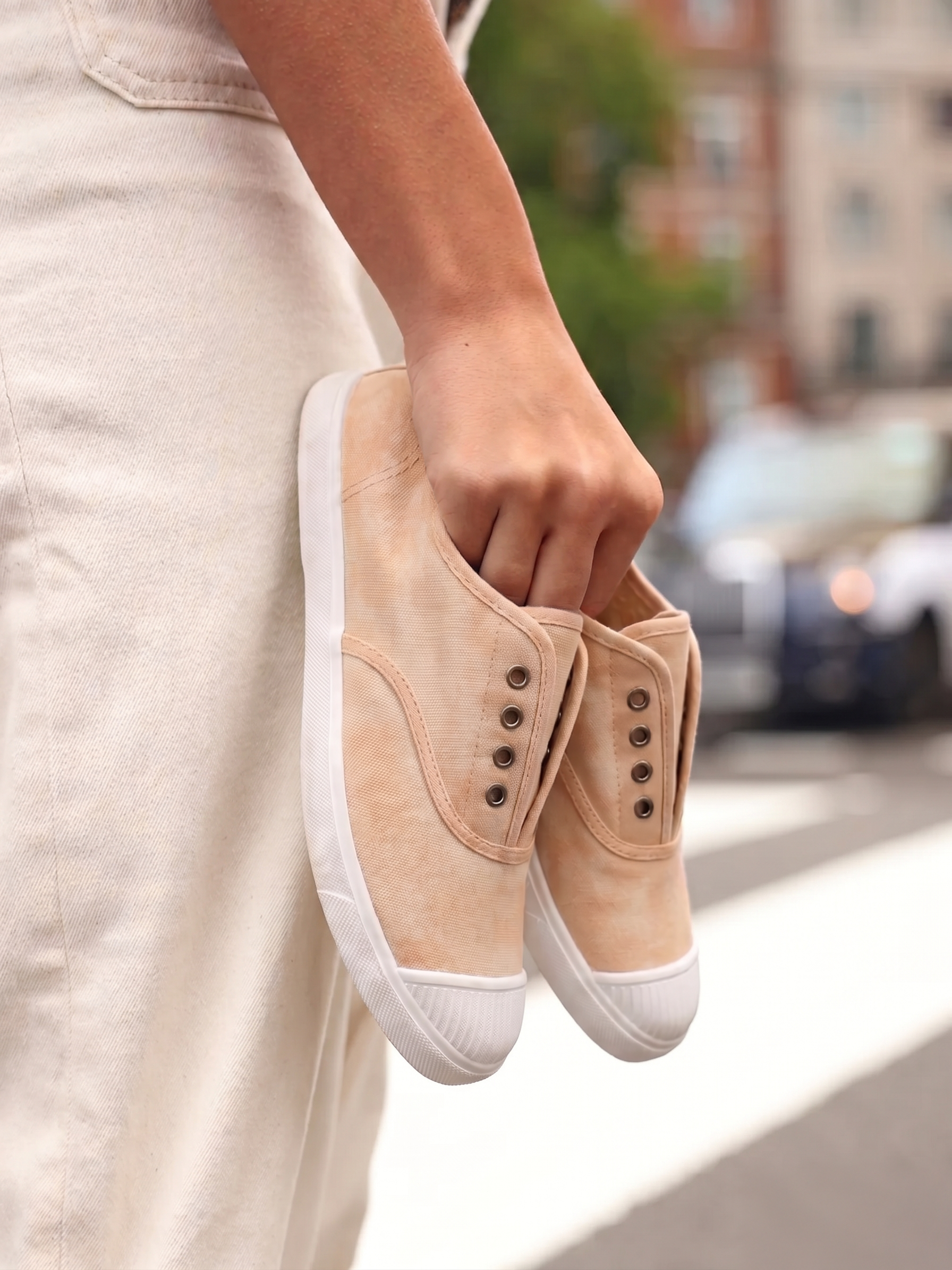 Summer Plimsolls / Beige