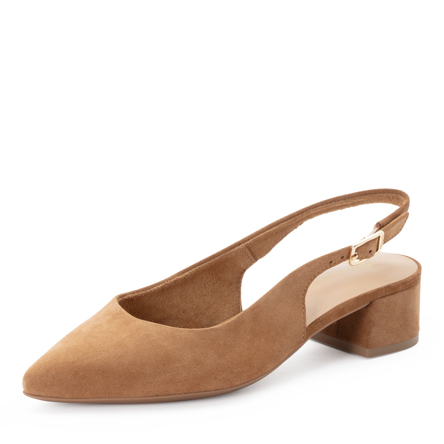 Georgie Slingback Sandals / Nude