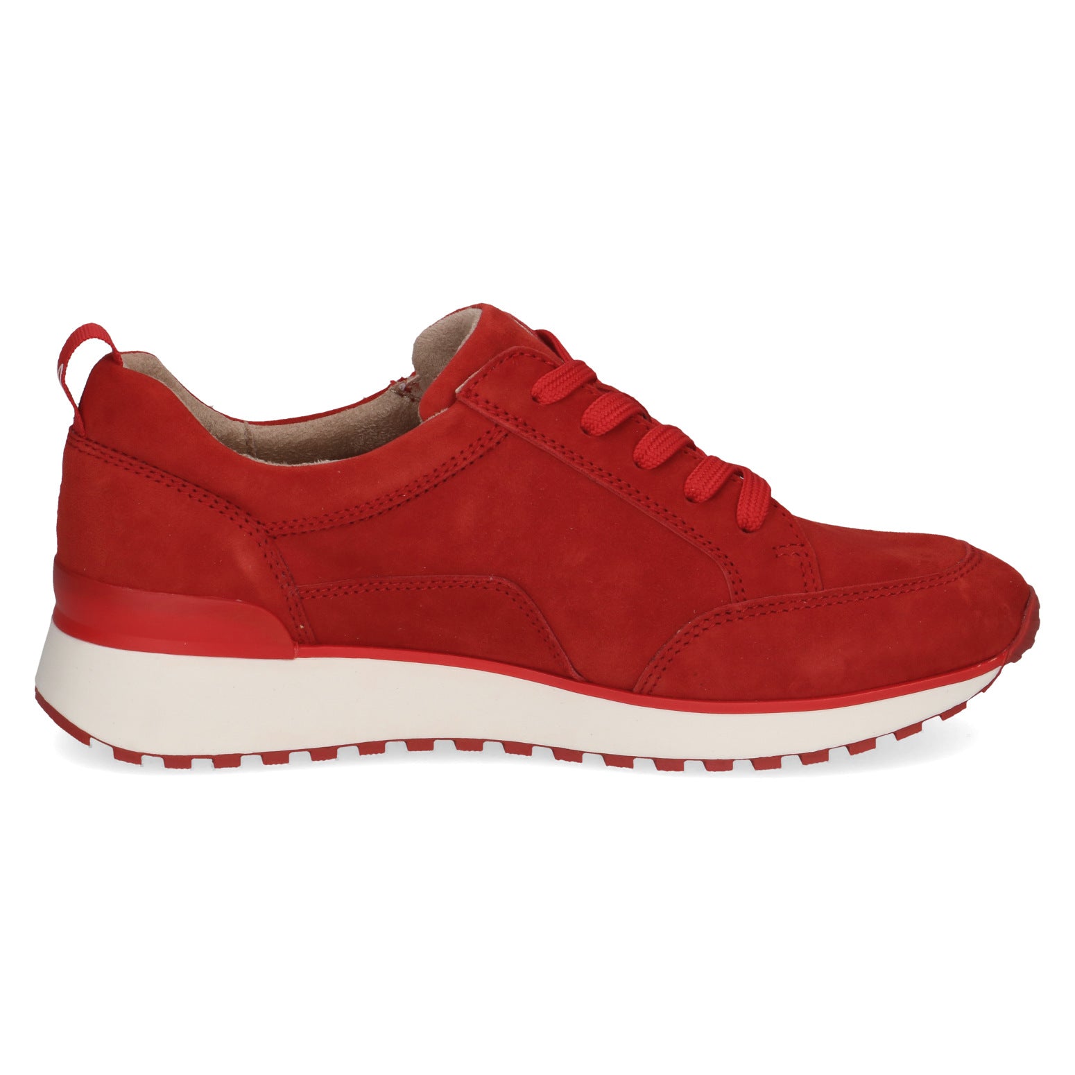 Red Suede Sneakers
