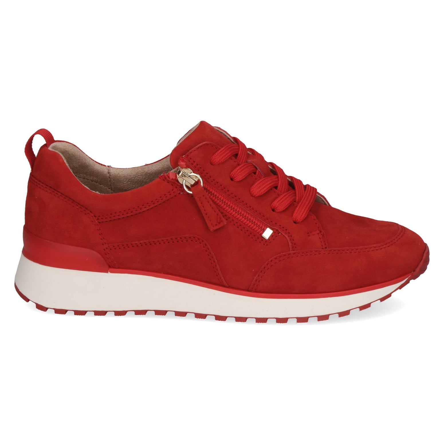 Red Suede Sneakers