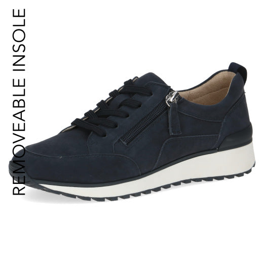 Navy Suede Sneakers