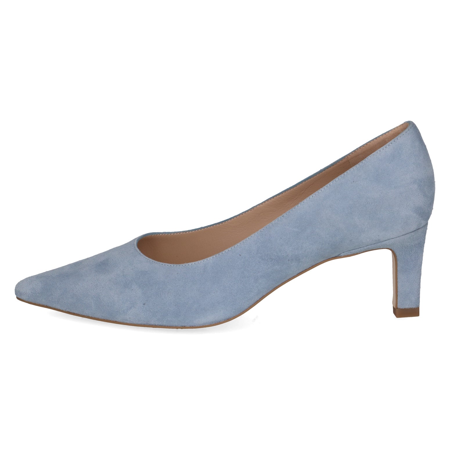 Classic Suede Court Shoes / Sky Blue