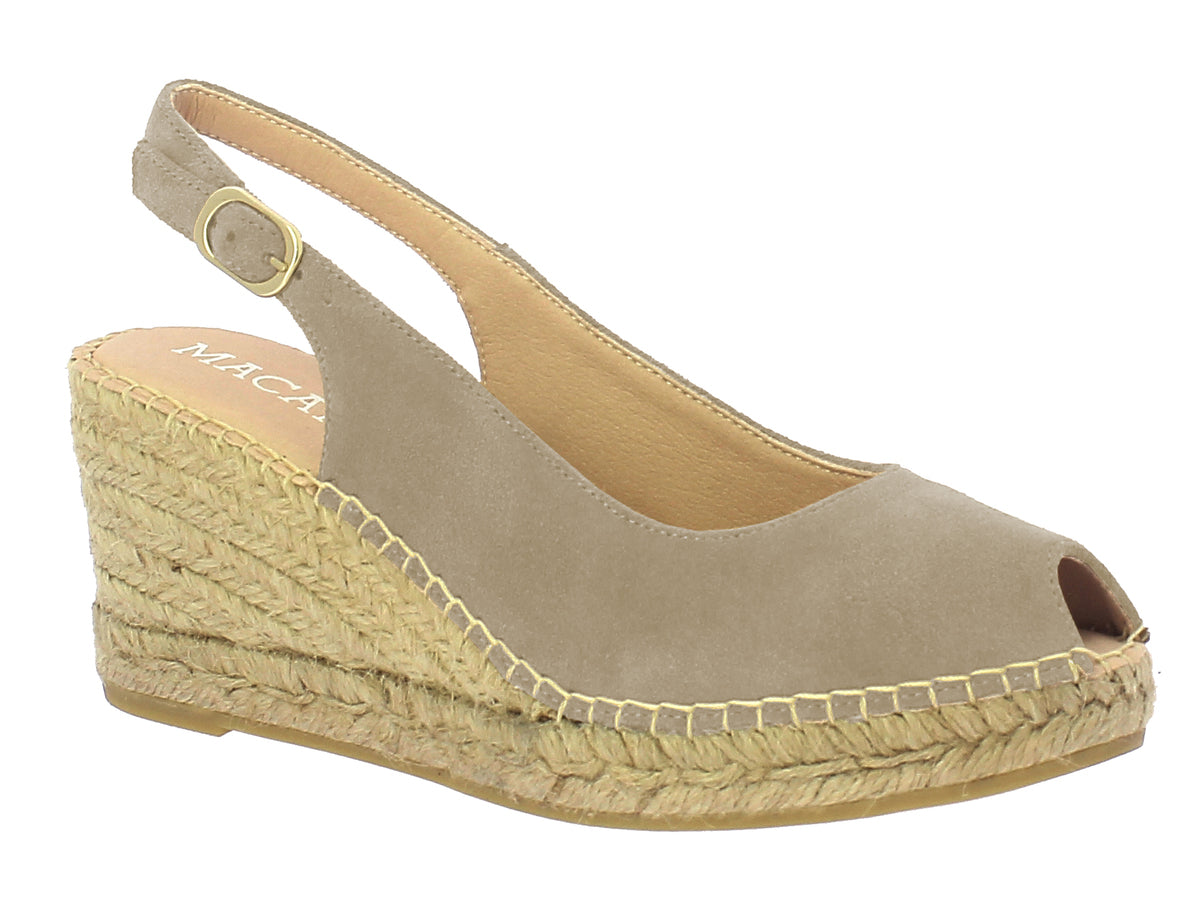 Seville Wedge Espadrilles / Nude