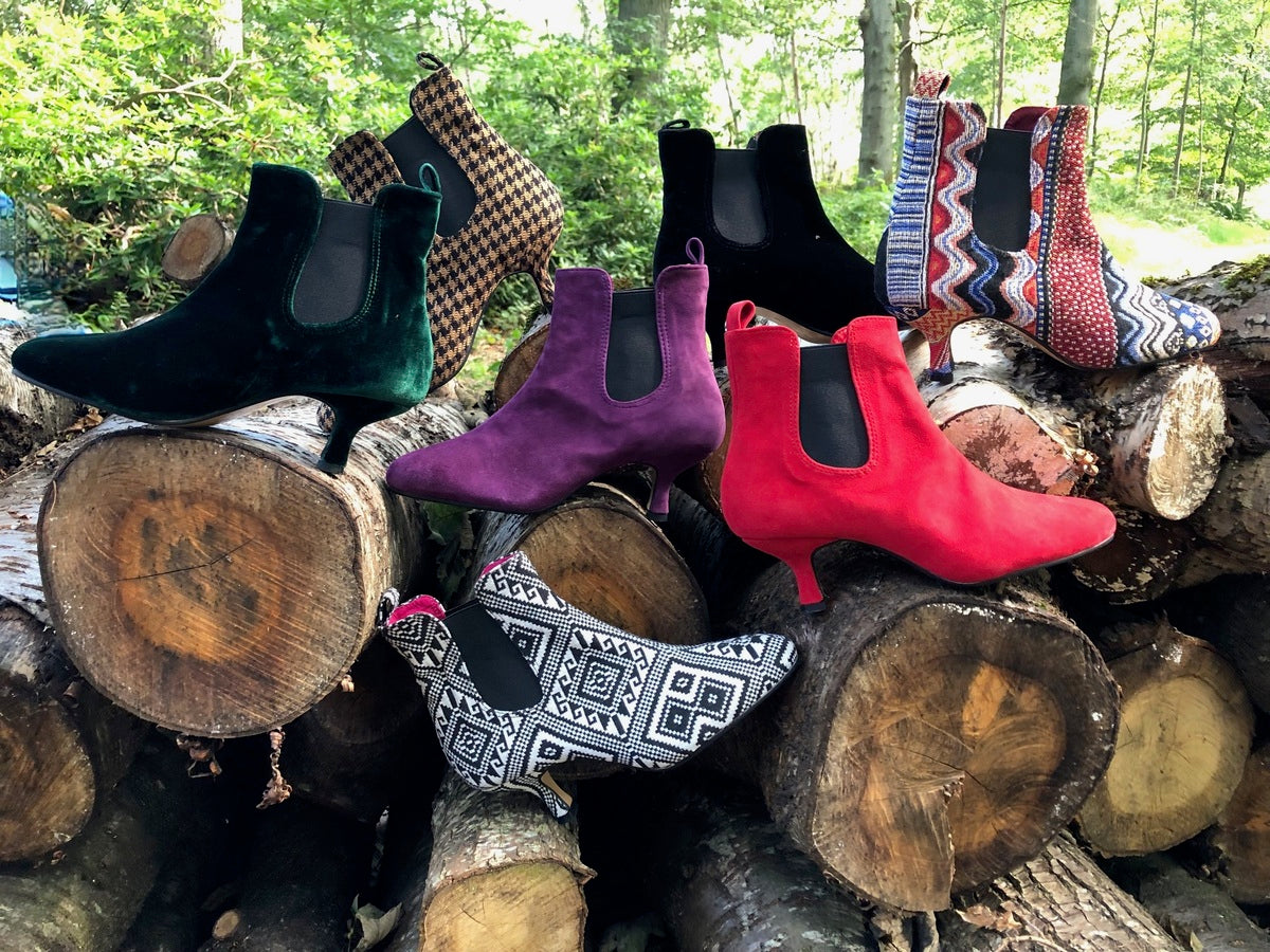 Mosaic Pattern Pixie Boots - LAST PAIR!