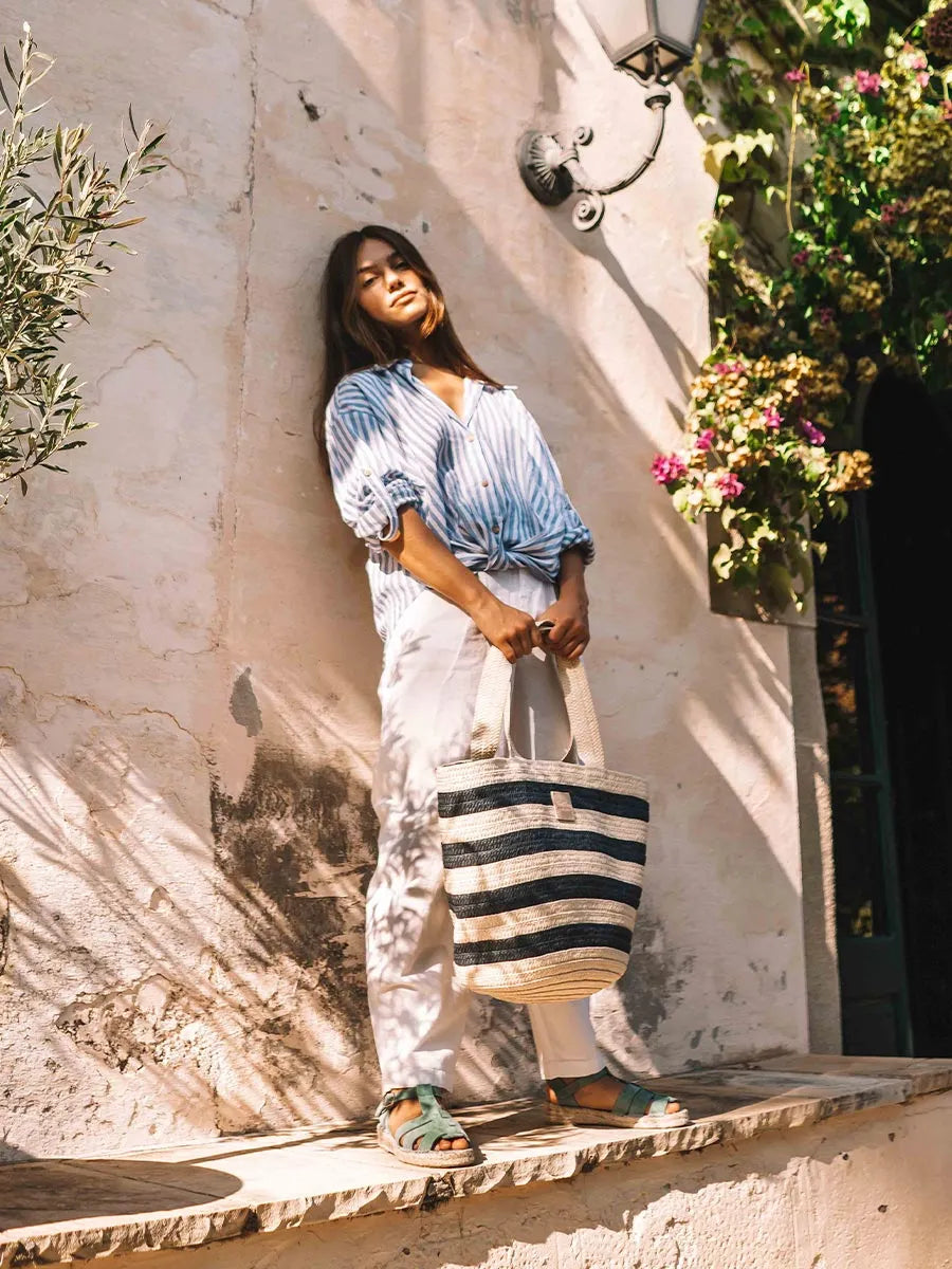 Seabreeze Striped Tote