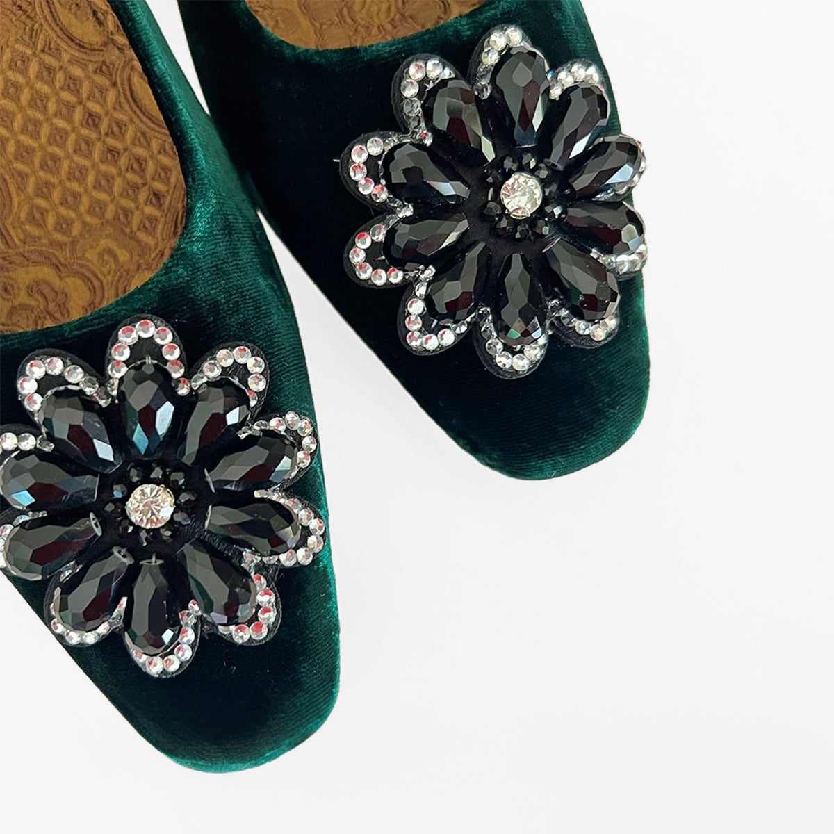 Green Opera Court Shoes 