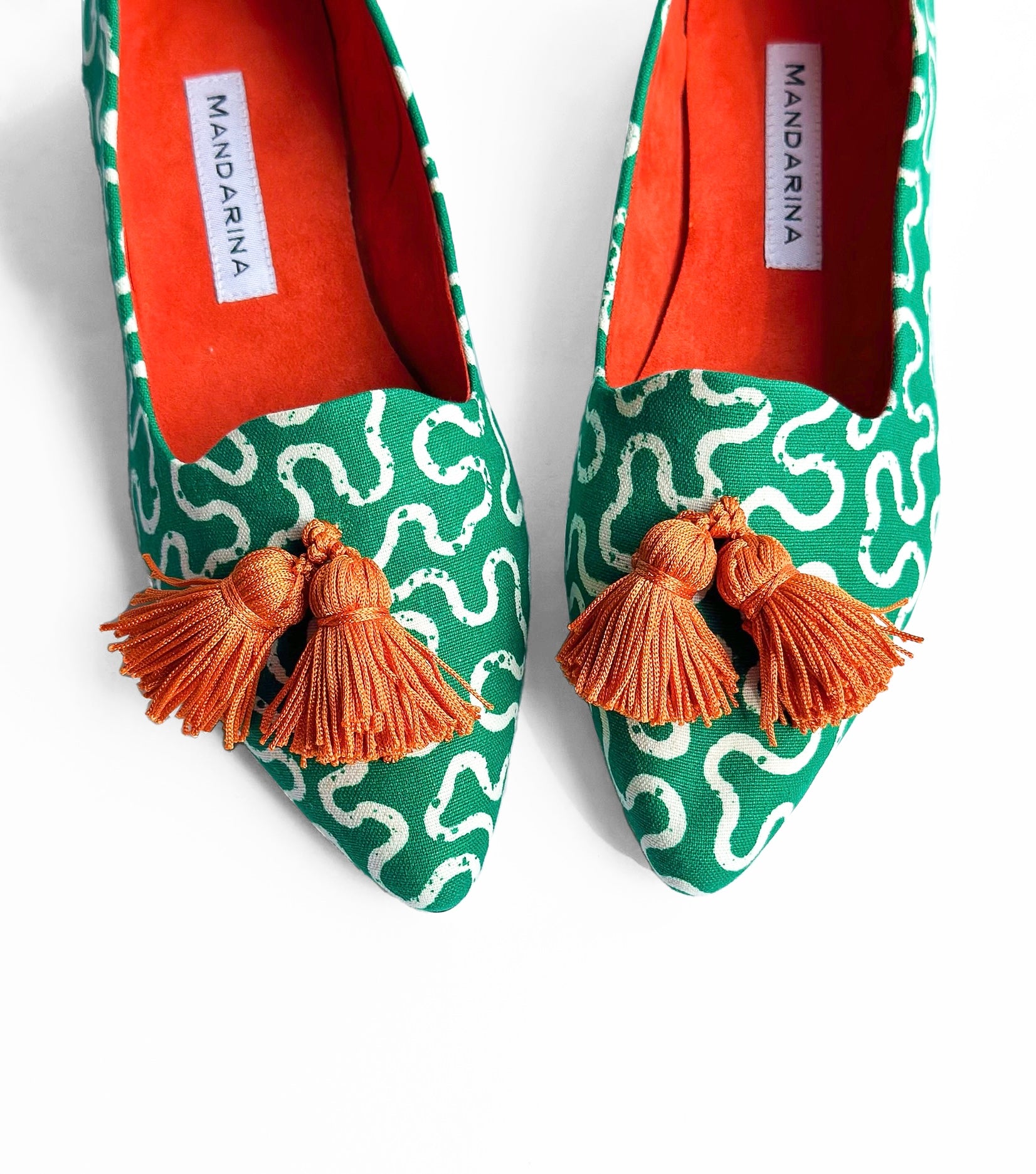 Squiggle Tassel Flats / size UK5