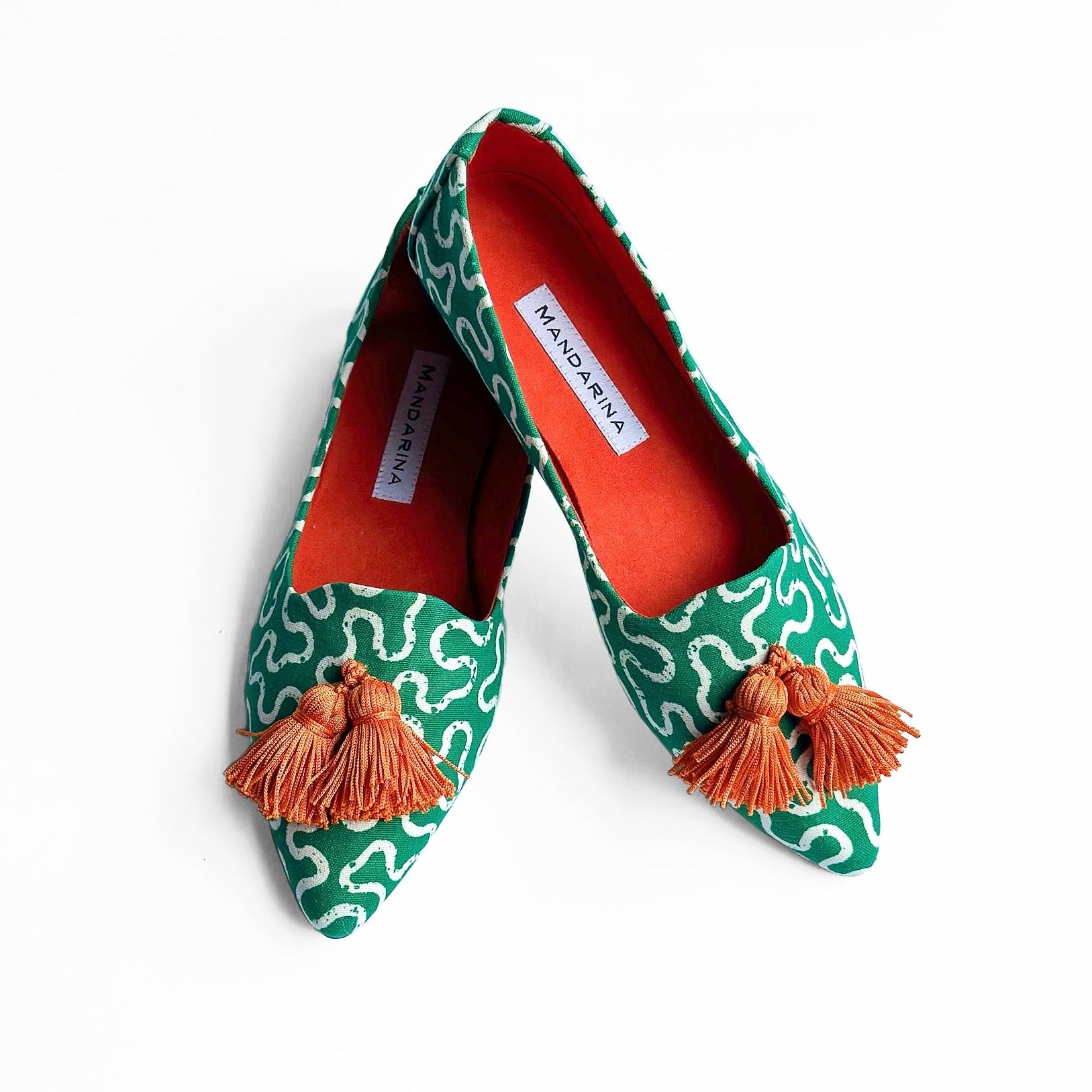 Squiggle Tassel Flats / size UK5