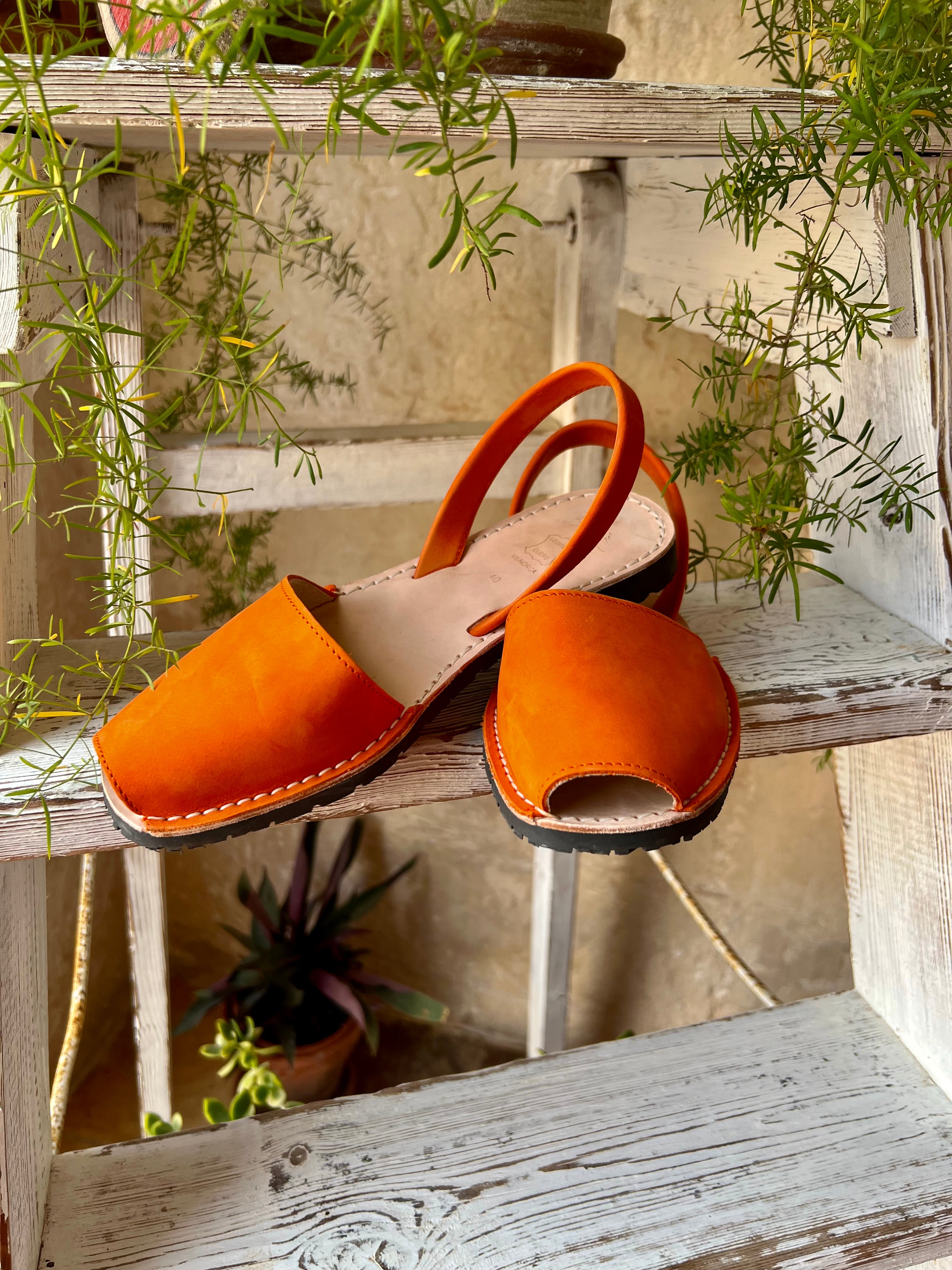 Menorcan Sandals / Papaya