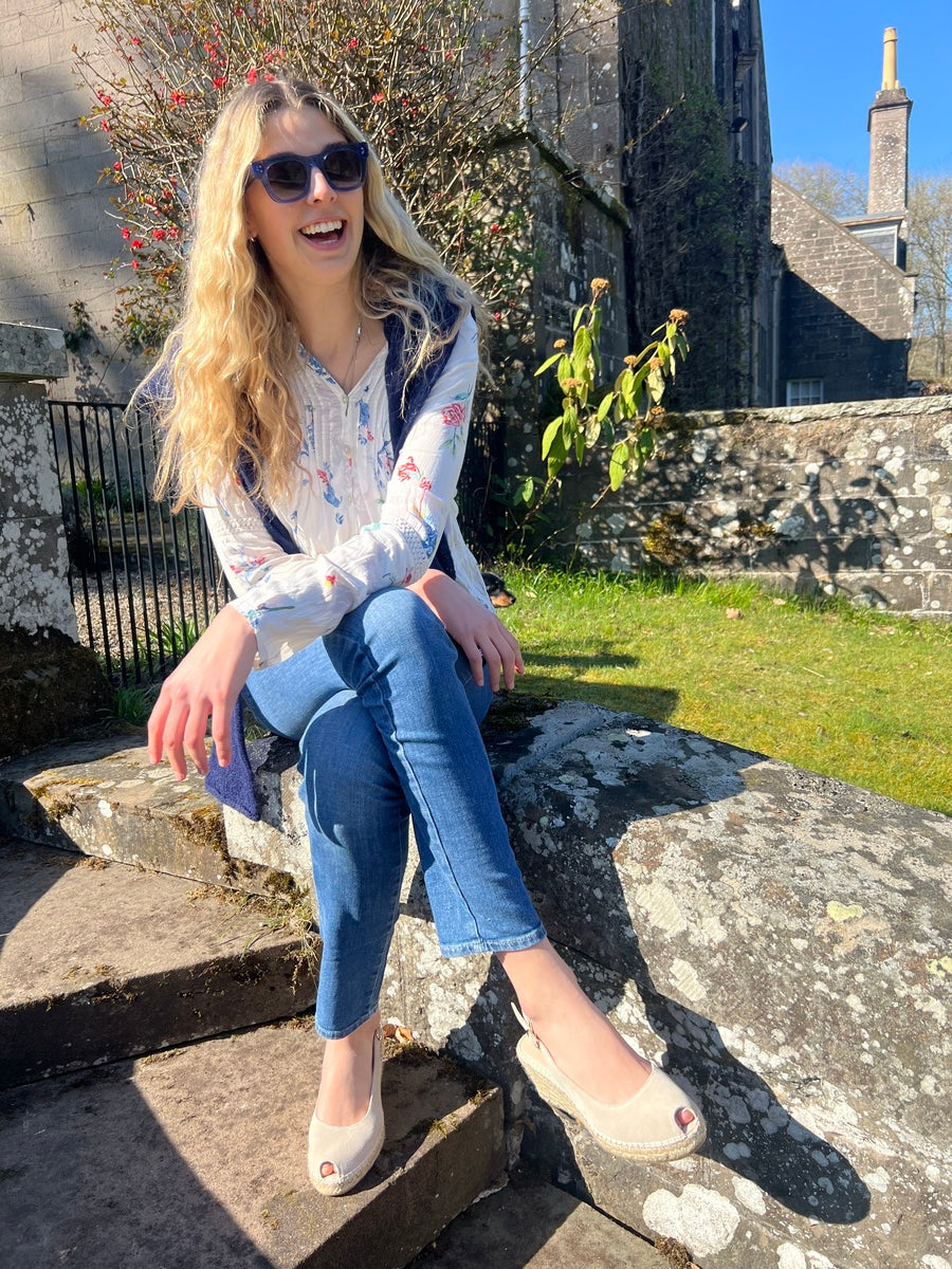 Seville Wedge Espadrilles / Nude