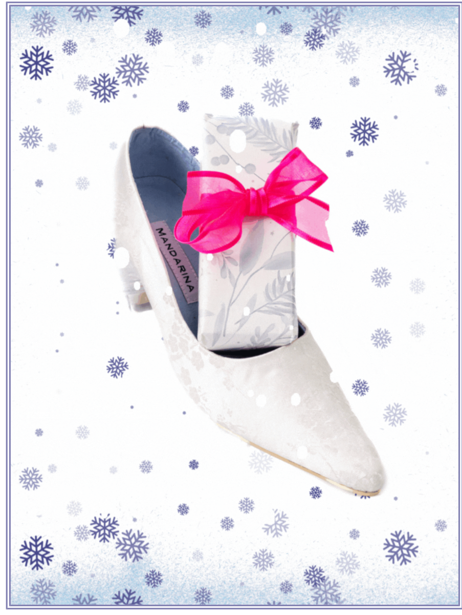 White Wedding Court Shoe