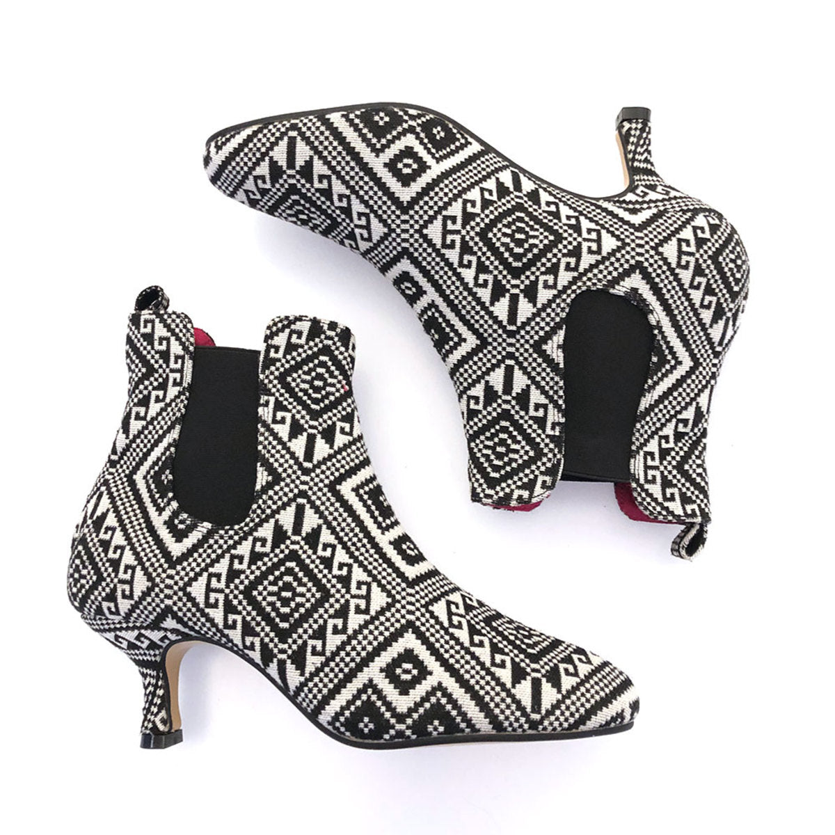 Mosaic Pattern Pixie Boots - LAST PAIR!