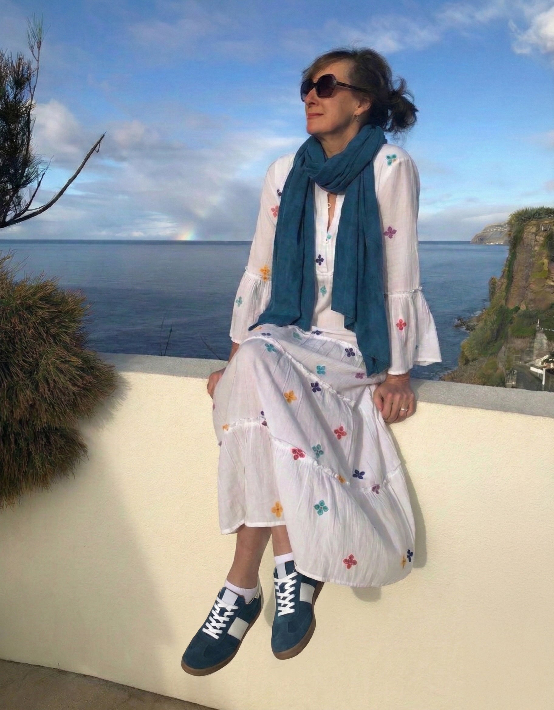 College Sneakers / Petrol Blue