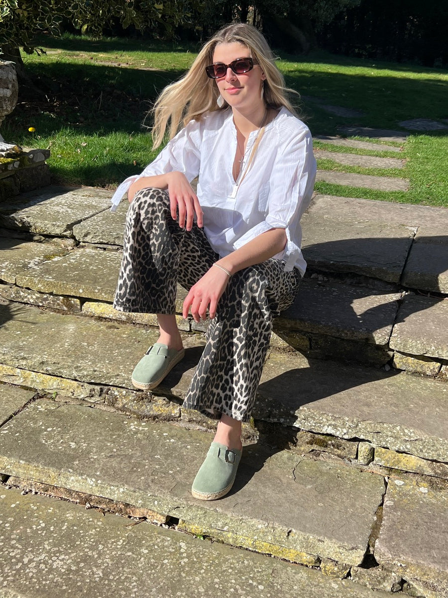 Clog-style Espadrilles