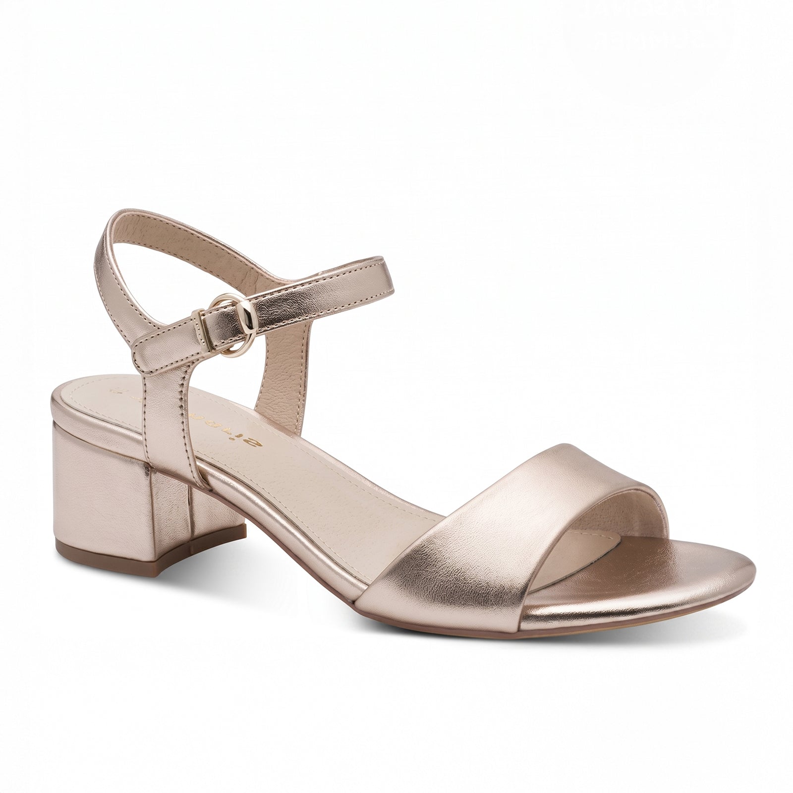 Metallic Strappy Sandals