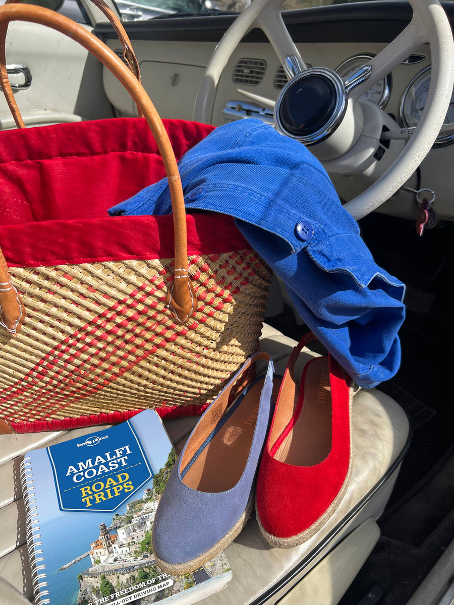 Amalfi Sandals / Cornflower