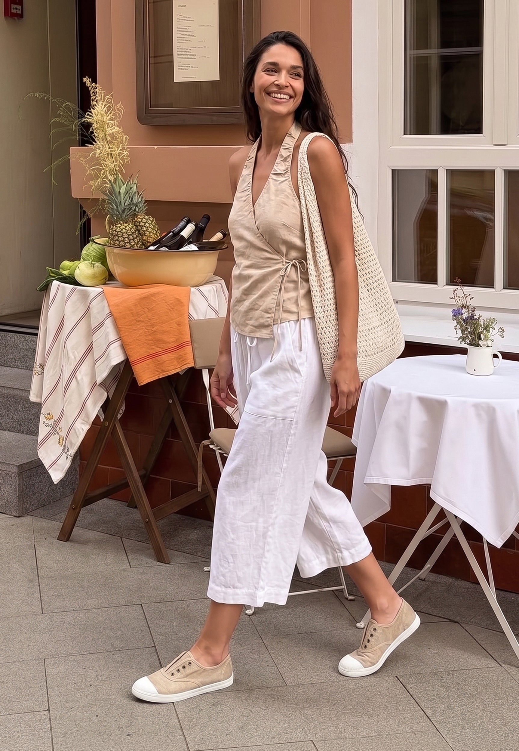 Summer Plimsolls / Beige