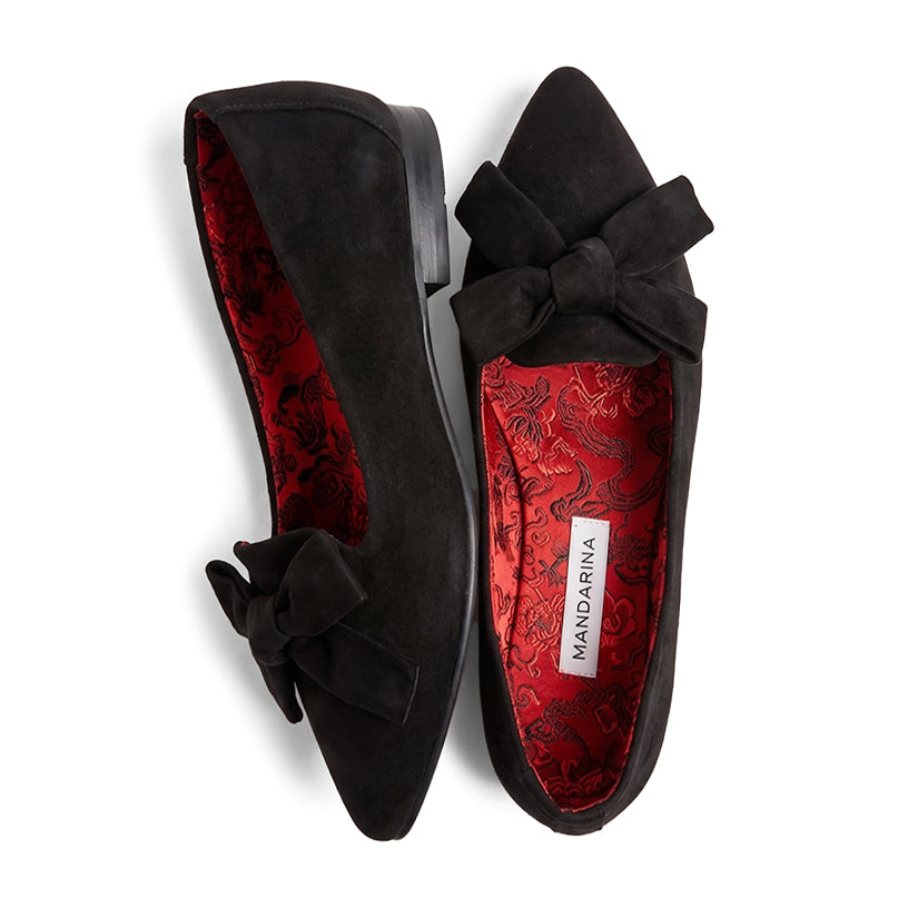 Bella Bow Flats / Black