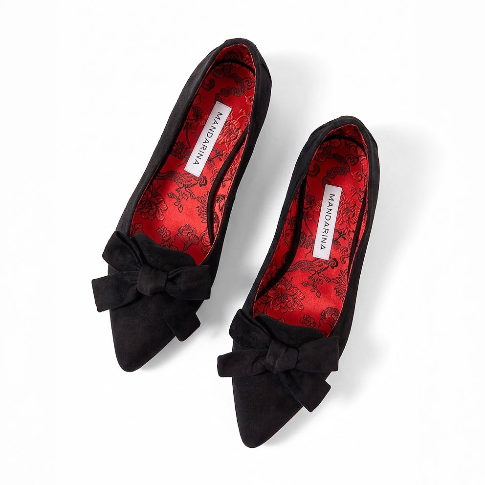 Bella Bow Flats / Black