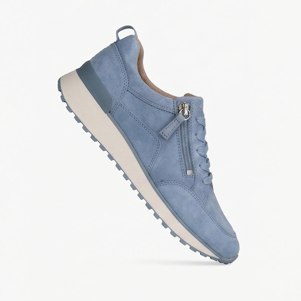 Blue Suede Sneakers