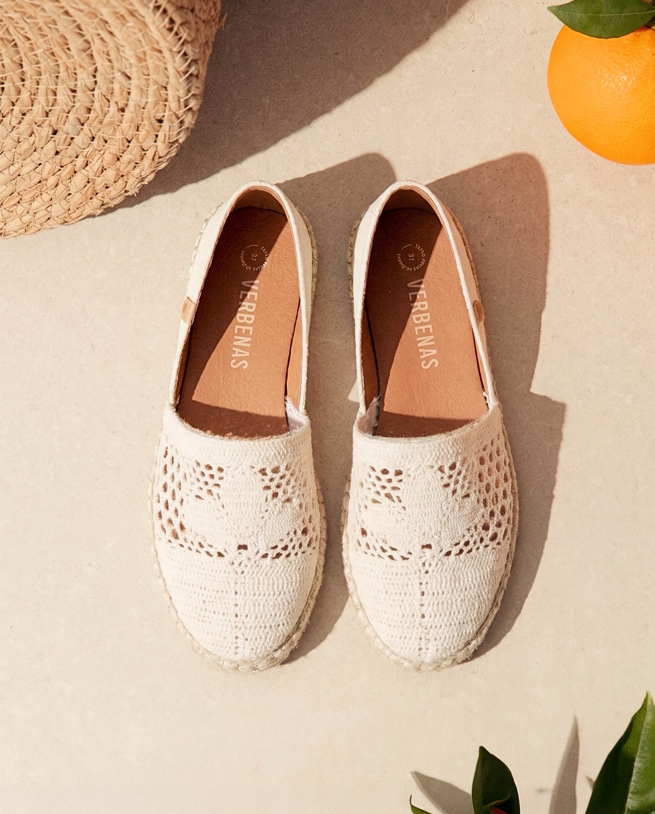 Cruz Vanilla Crochet Slip-On Espadrilles