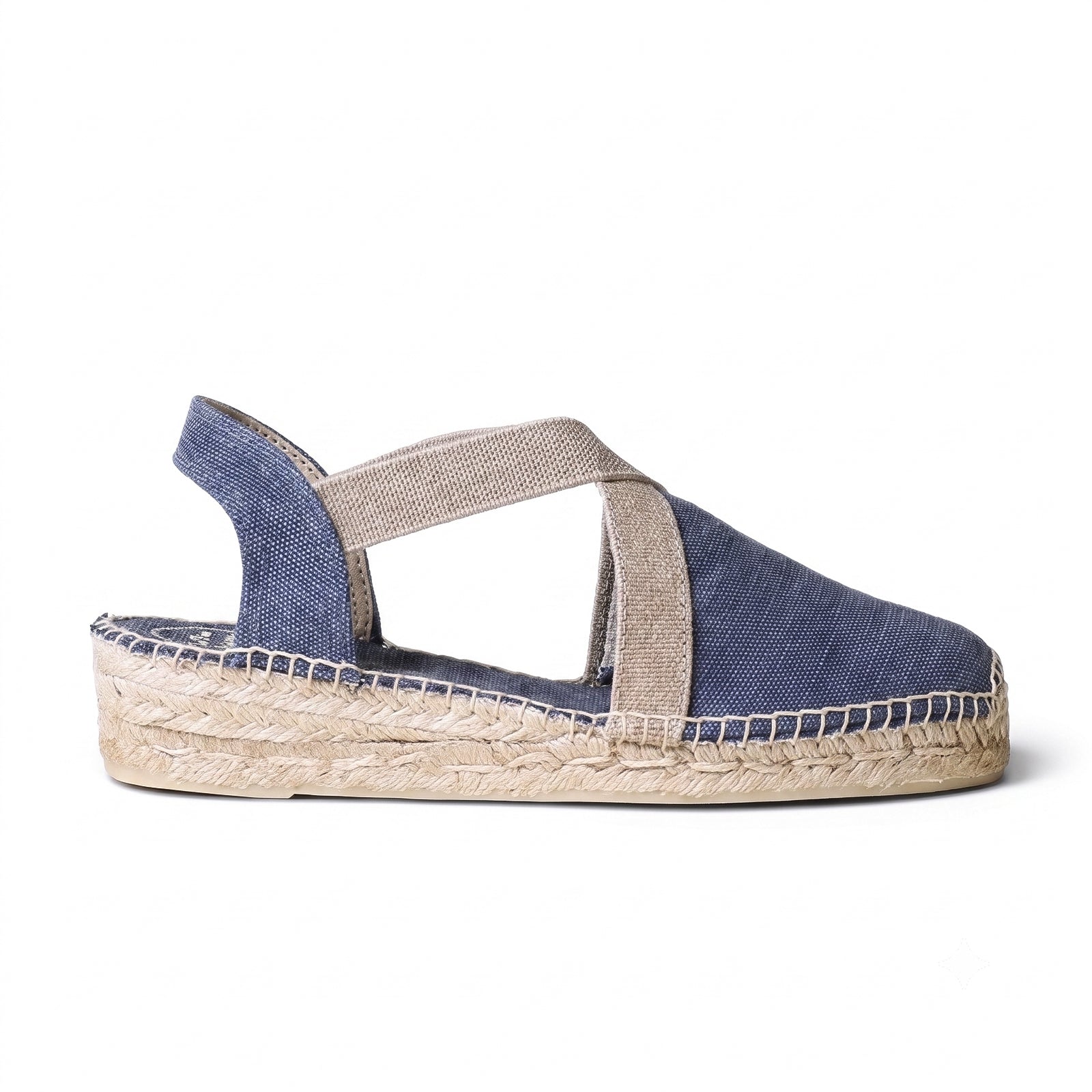 Denim Wedge Espadrilles