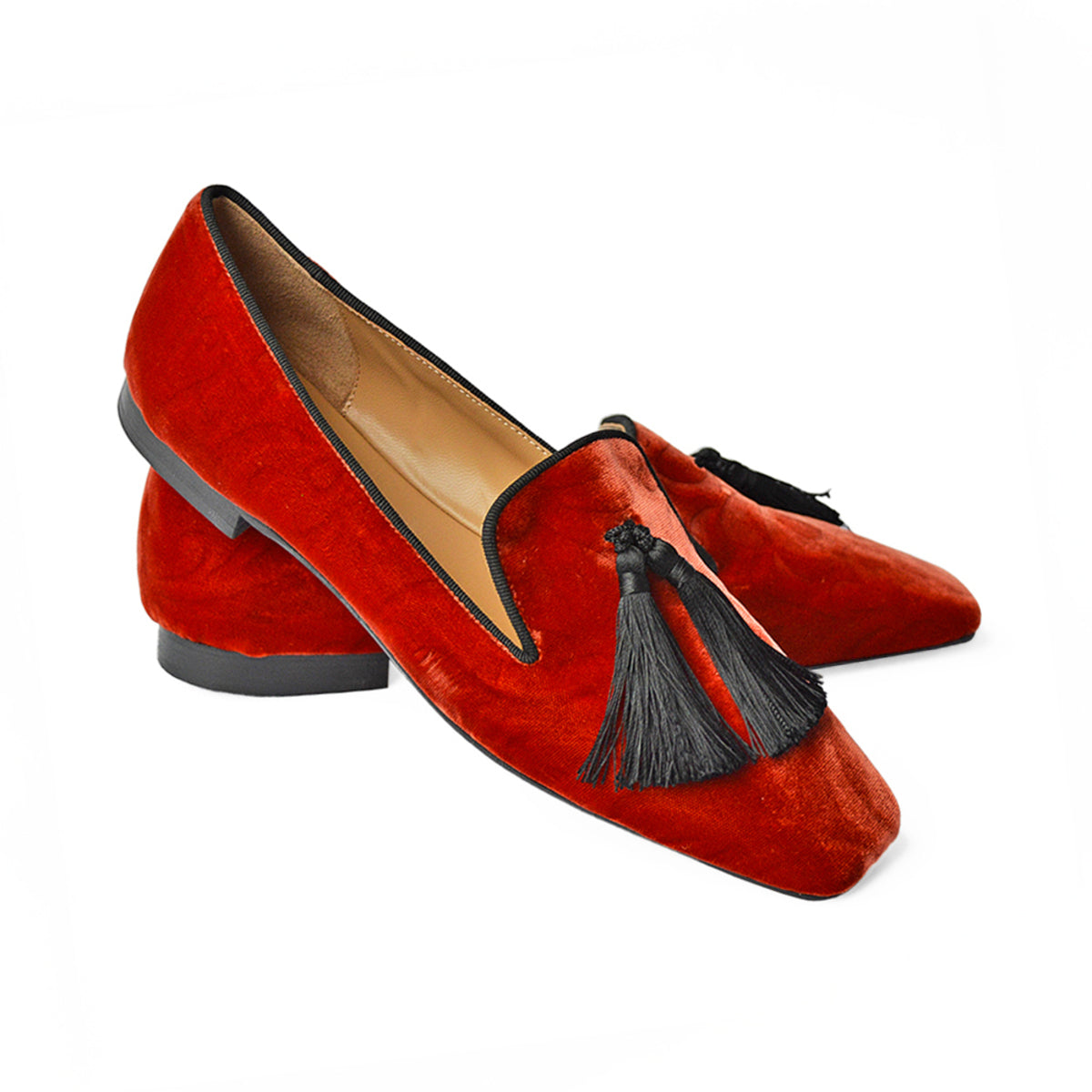 Firenze Burnt-Orange Loafers 