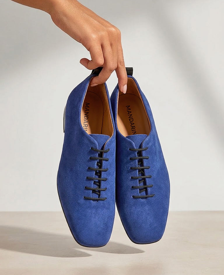 Fun Lace-Up Jazz Shoes / Marine