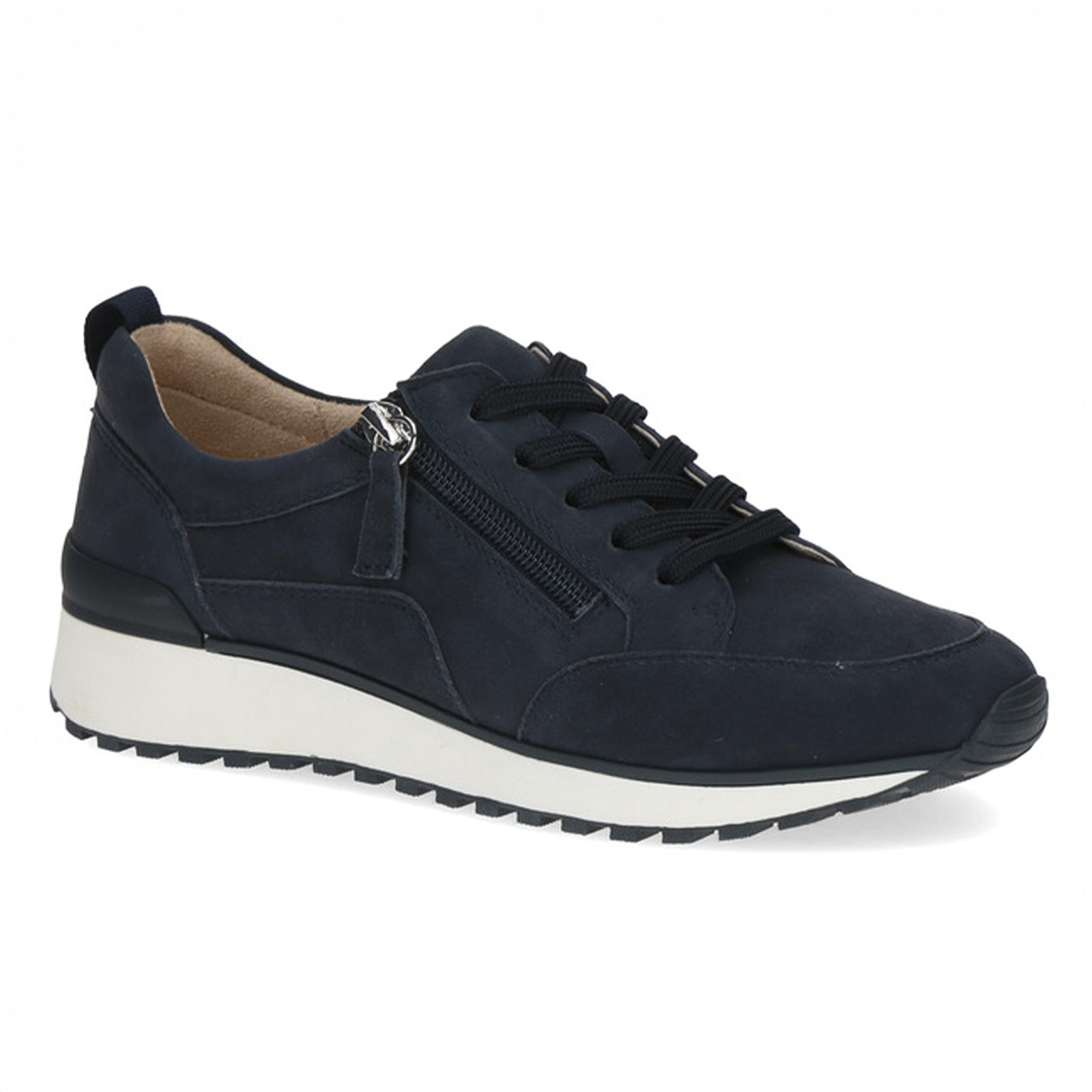 Navy Suede Sneakers