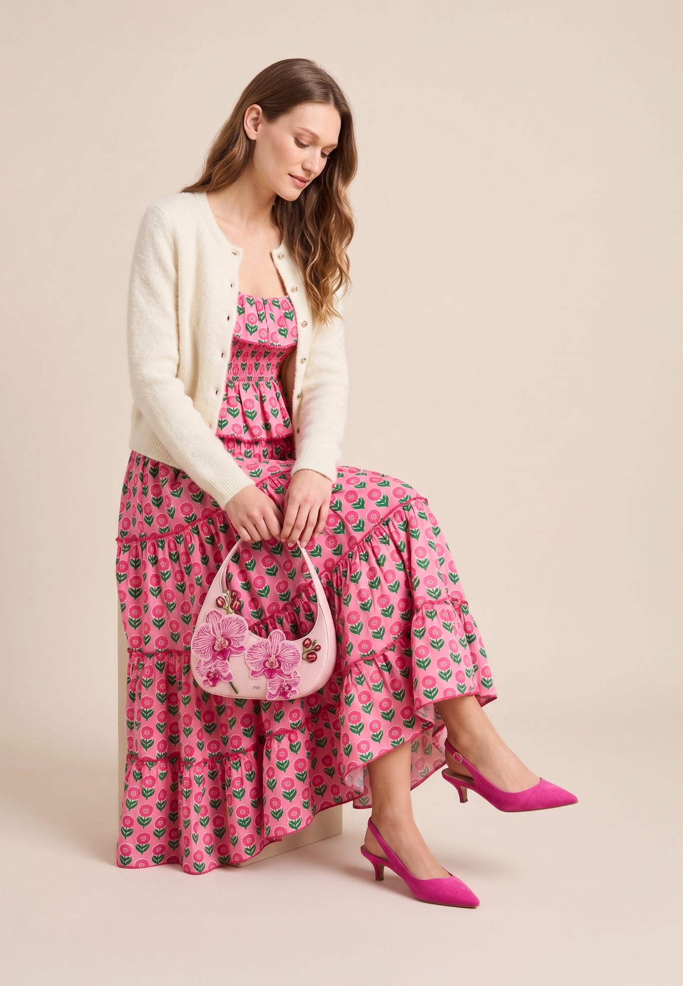 Geranium Slingbacks