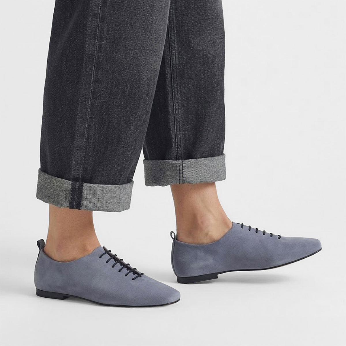 Fun Lace-Up Jazz Shoes / Slate