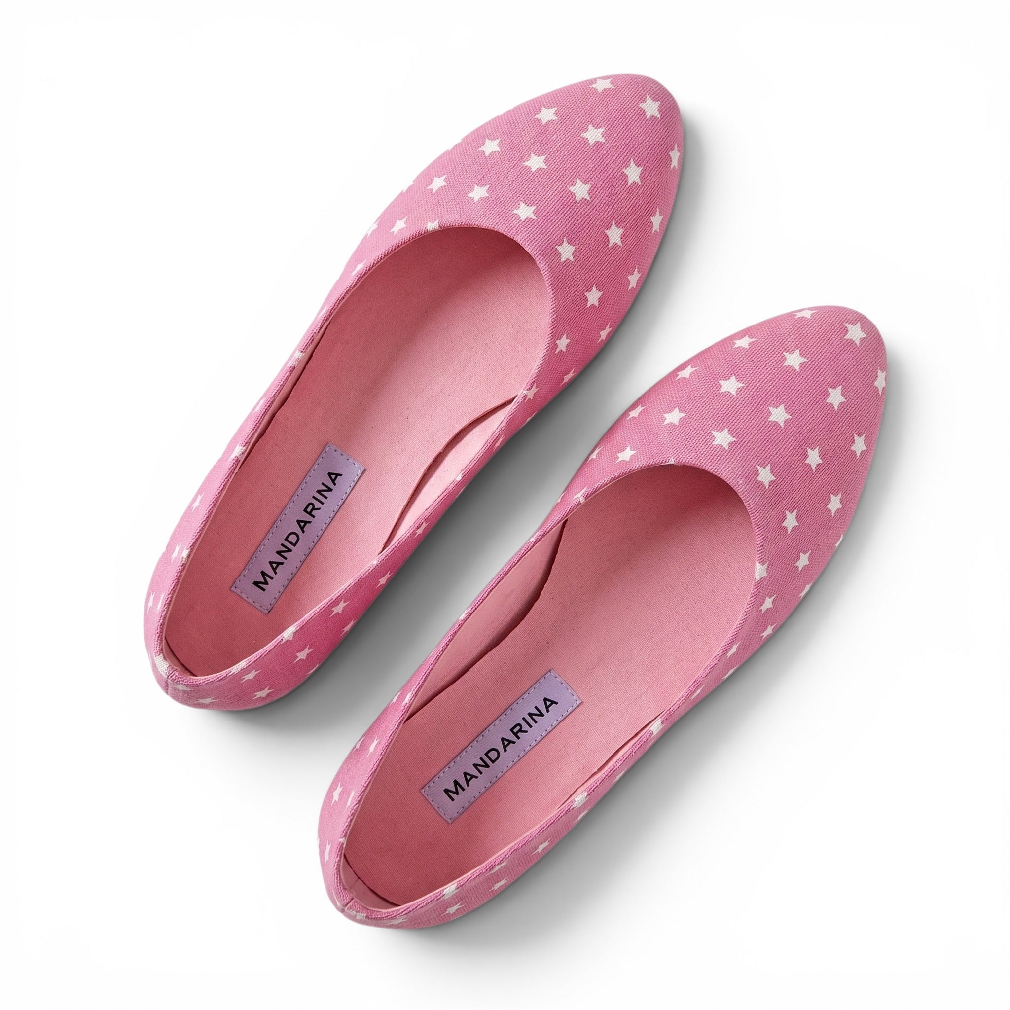 Pink Star ballet flats / factory seconds / UK5
