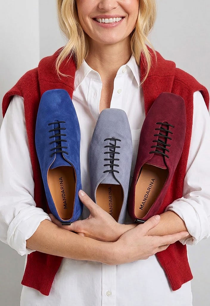 Fun Lace-Up Jazz Shoes / Marine