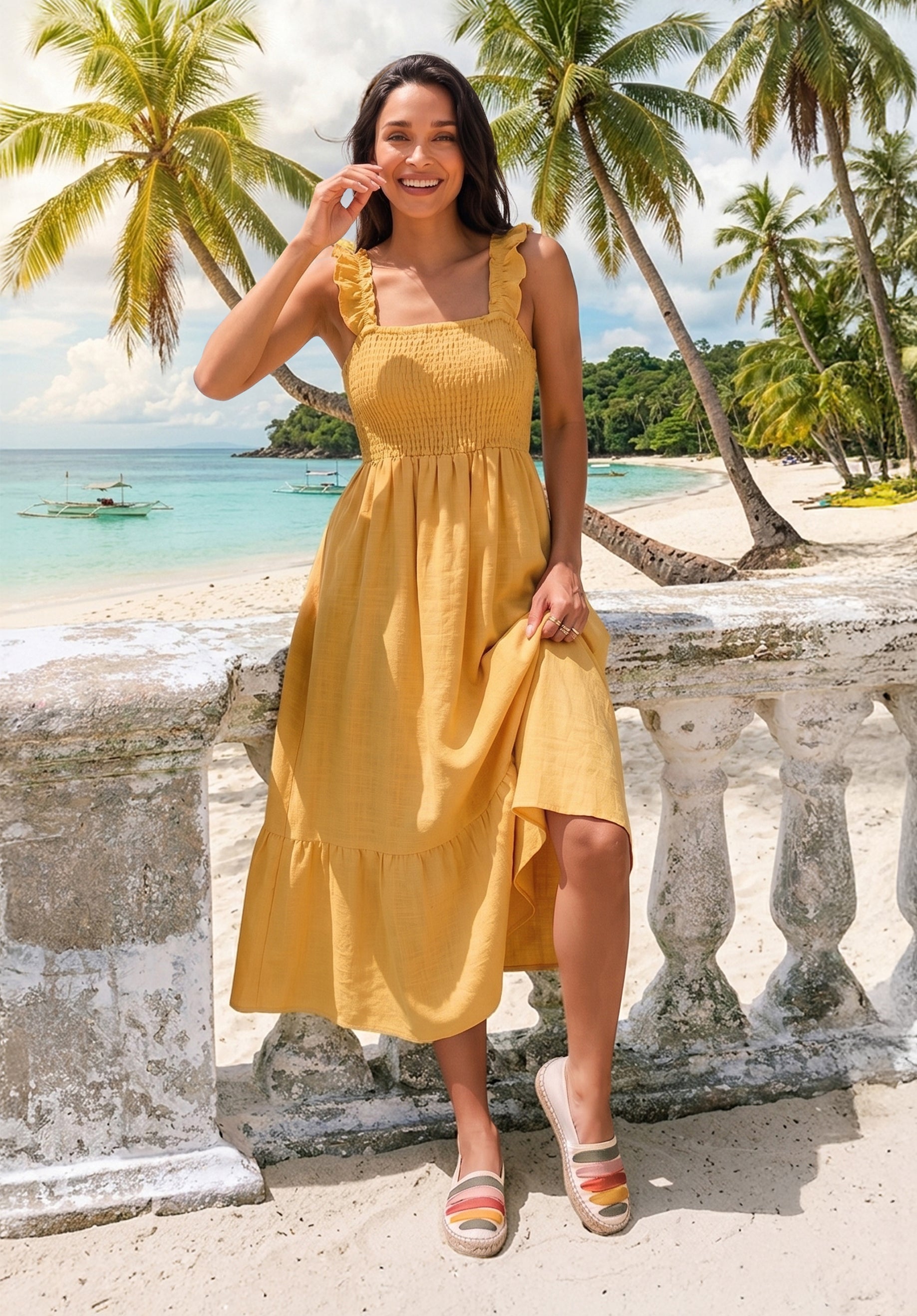 Tropicana Ribbon Stripe Espadrilles