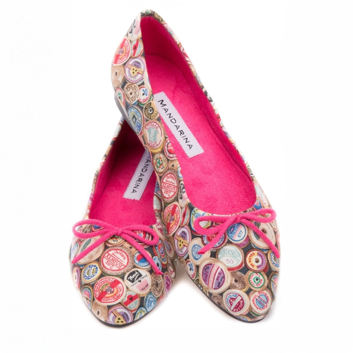 Vintage Bobbin Pattern Pumps