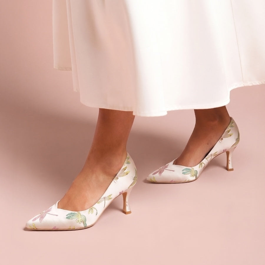Classic Wedding Court Shoe