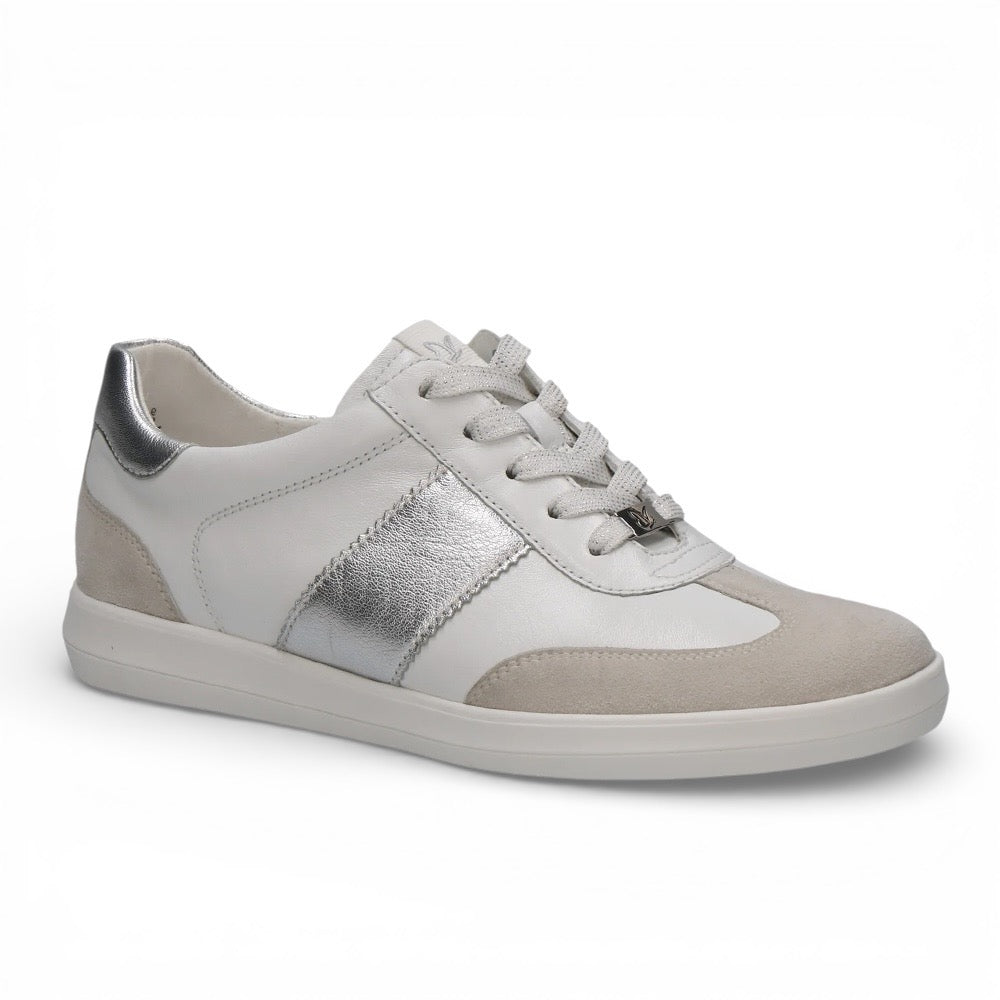 College Sneakers / White & Silver