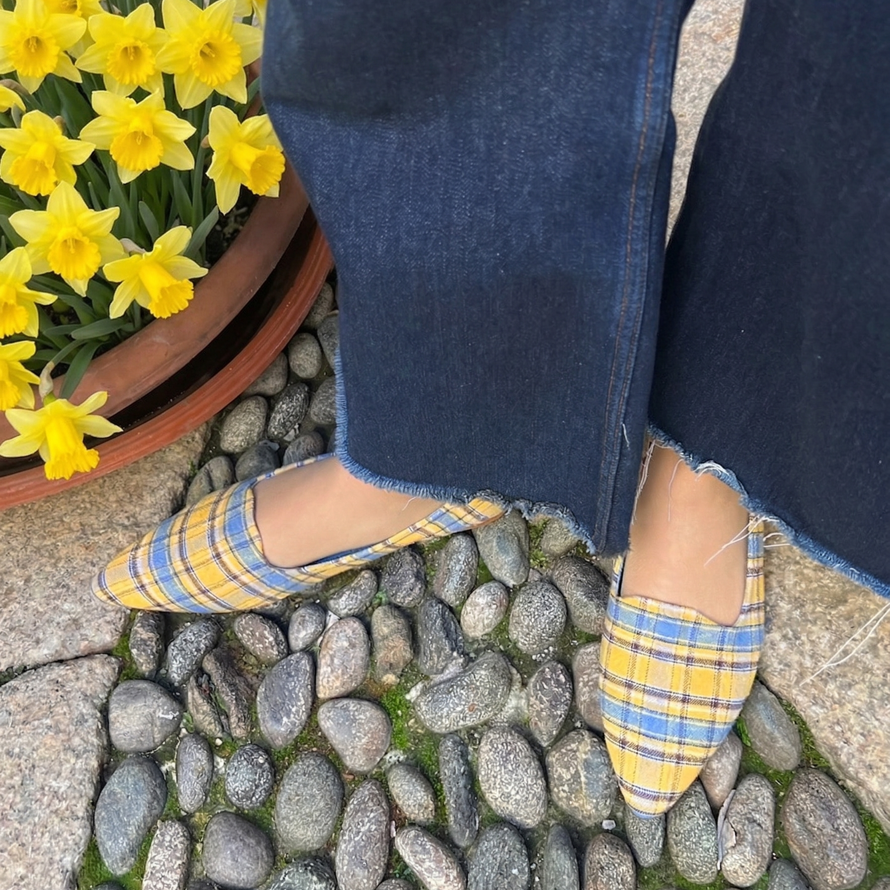 Blue & Yellow Isla Flats