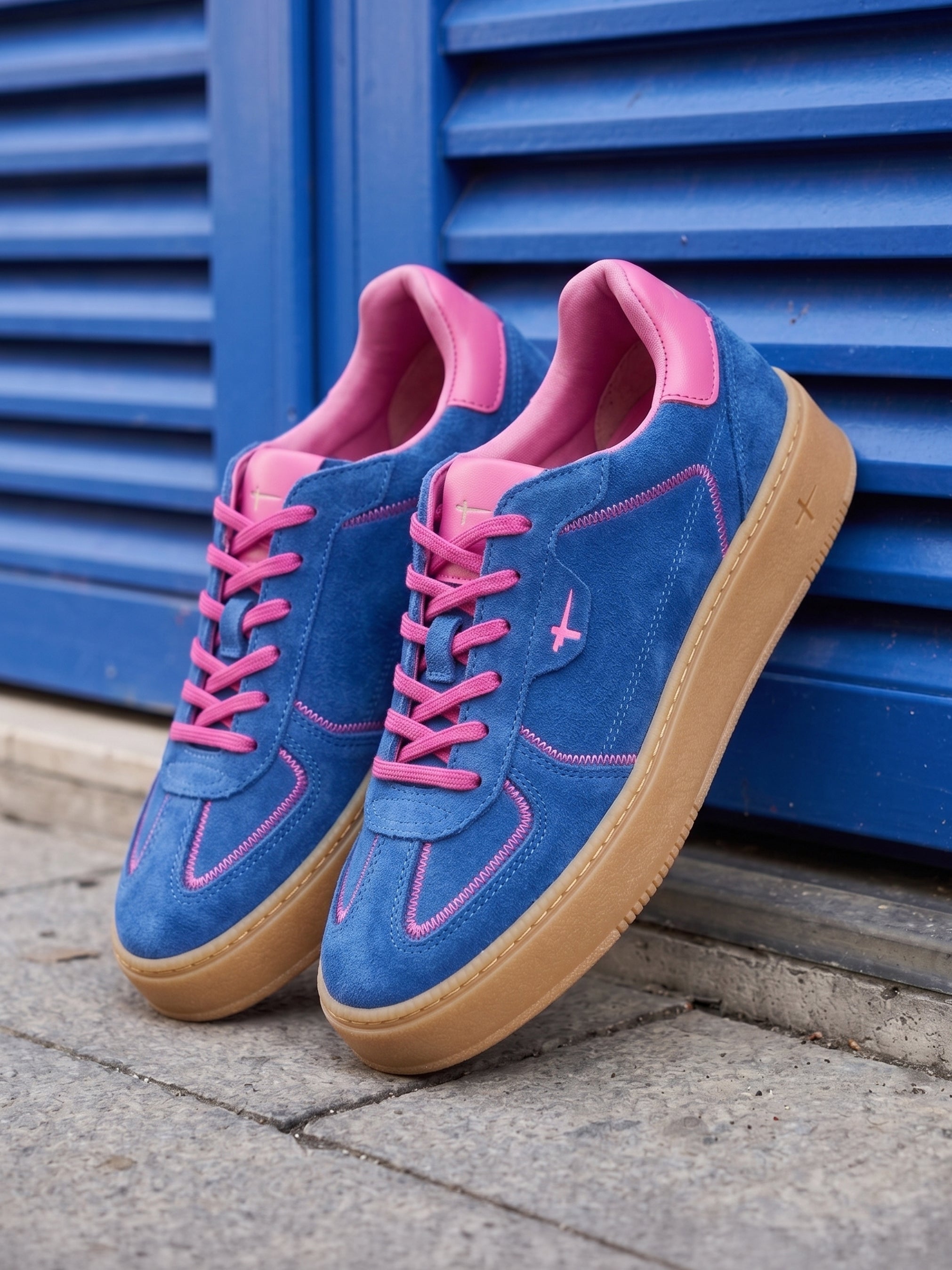 Bright Blue Sneakers