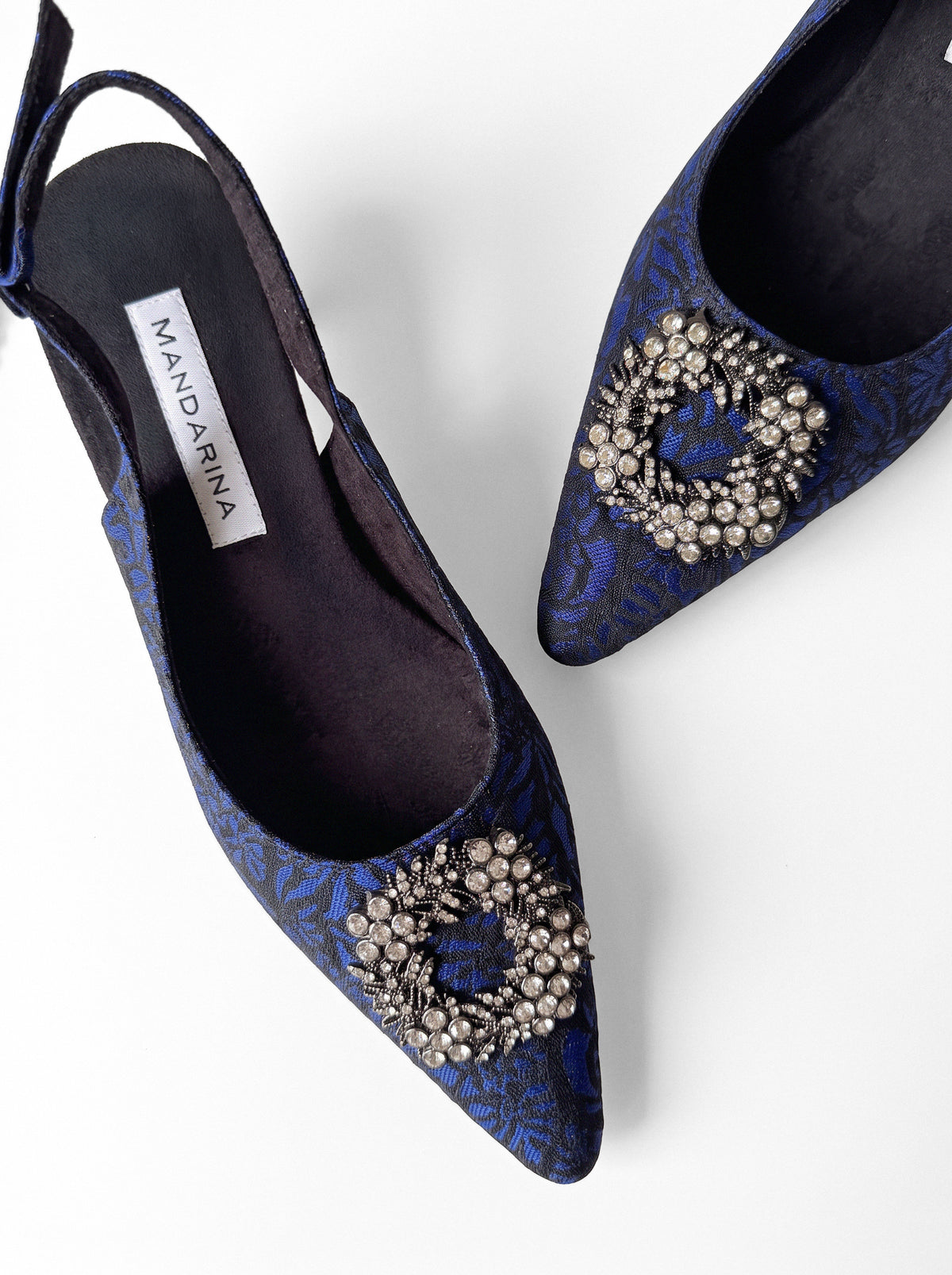 Elodie Blue-Black Party Shoes