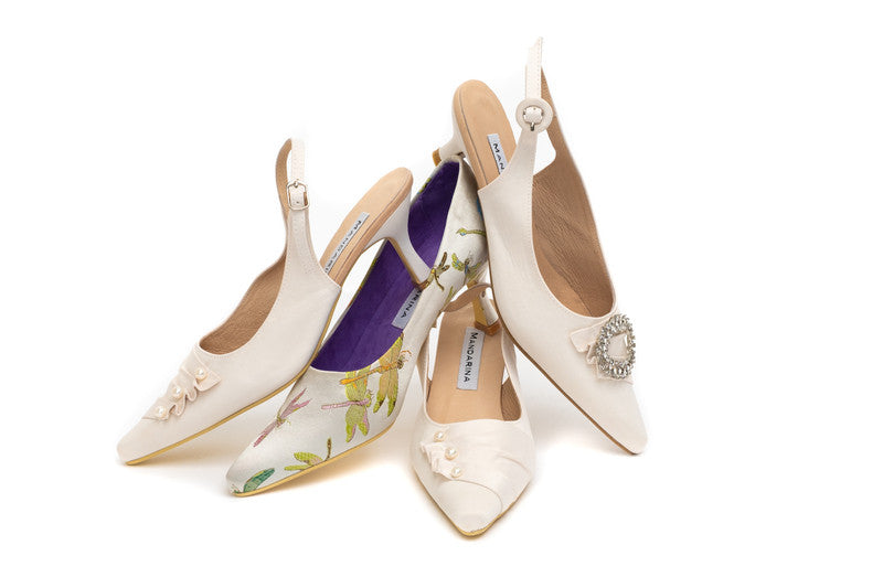 Araminta Wedding Slingbacks