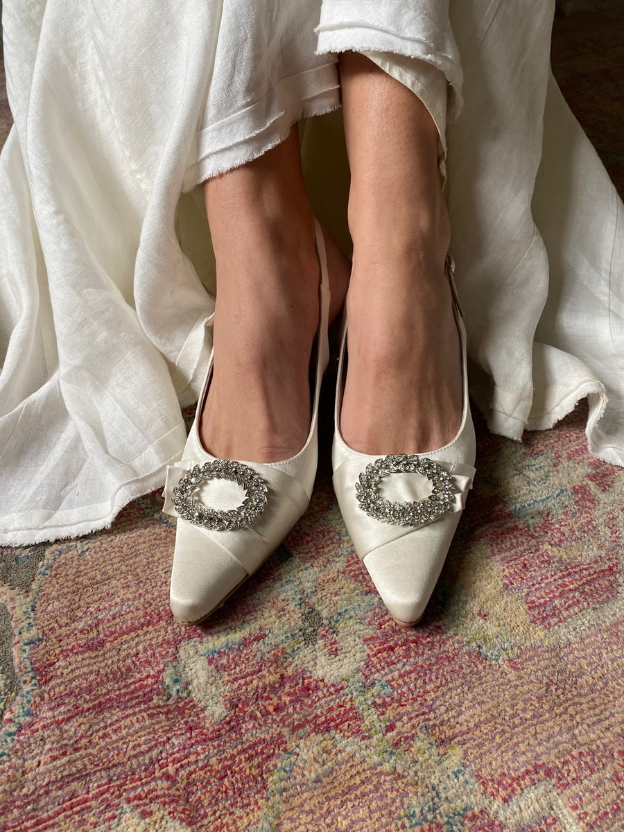 Araminta Wedding Slingbacks